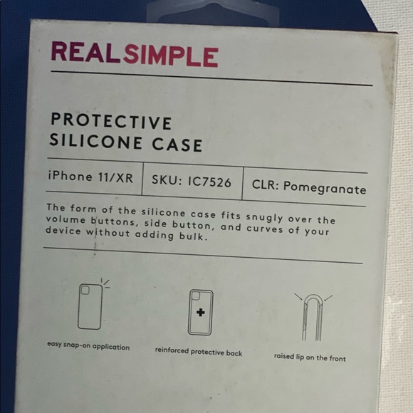 REAL SIMPLE - protective silicone iPhone case - Picture 2 of 2
